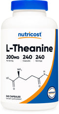 Nutricost L-Theanine 200mg 240 Capsules - Double Strength