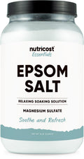 Nutricost Pure Relax Epsom Salt 8 LBS - Premium Soaking Solution