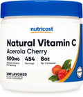 Nutricost Pure Acerola Cherry Vitamin C Powder - 0.5 LB - Non-GMO & Gluten-Free
